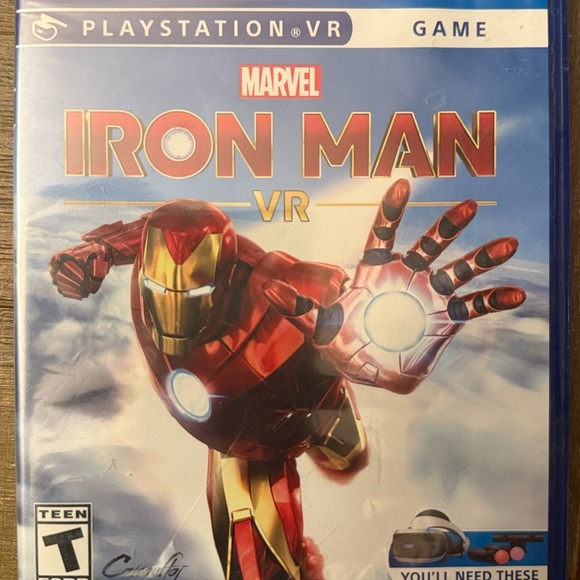 Marvel Other - Marvel Iron Man VR Game for PlayStation - Red and Gold